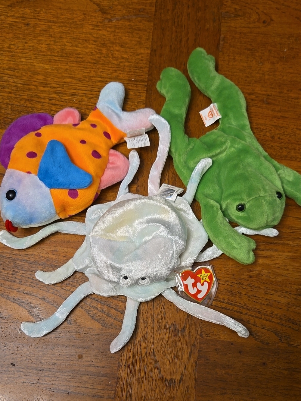 Ty Beanie Baby Trio: Legs, Lips & Goochy